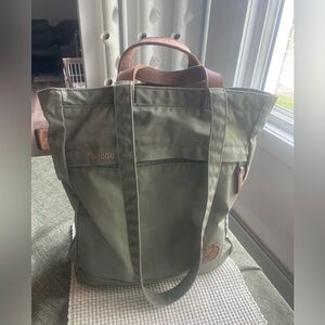Fjallraven tote pack
